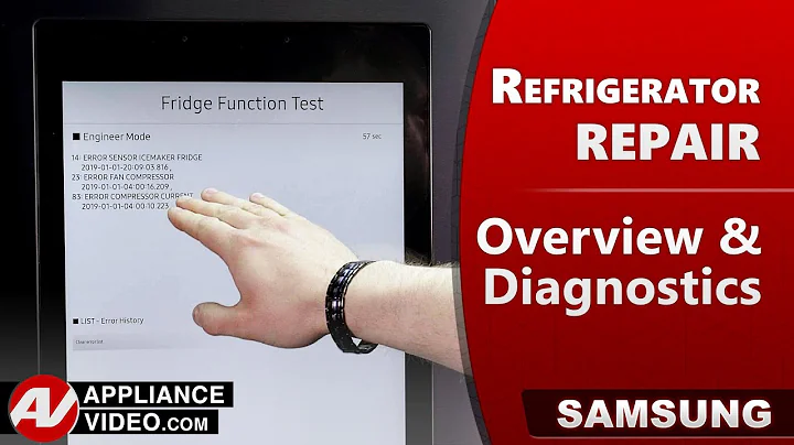 Refrigerator - Overview and Diagnostic Mode - Troubleshooting & Error codes