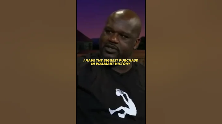 When Shaq Spent $70,000 At Walmart 😳 #nba #viral #trending #shorts