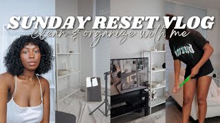 SUNDAY RESET VLOG | clean my apartment with me, getting my life together