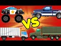 Big trucks | army truck | police car | pick up truck | catering truck | truck battles