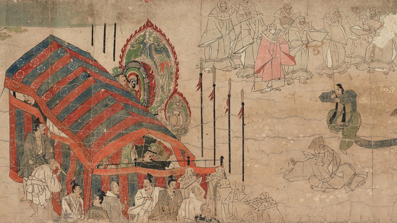 日本 鎌倉時代 天狗草紙東寺醍醐寺卷 - 以天狗諷喻各大寺諸宗派僧侶