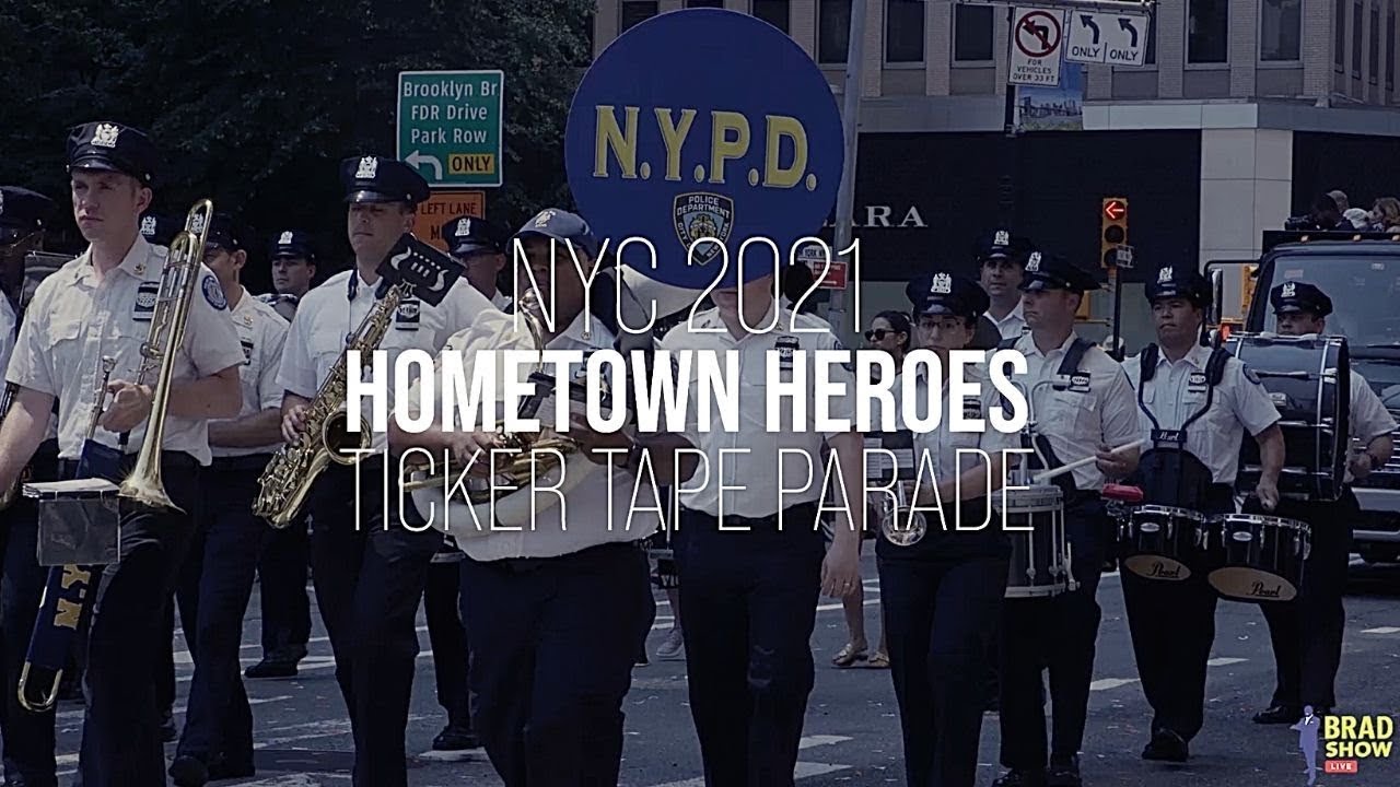 Hometown Heroes, Ticker Tape Parade! NYC Parades 2021 YouTube