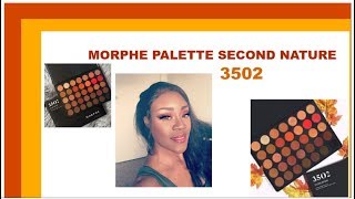 Morphe Palette Second Nature 3502 Makeup Look