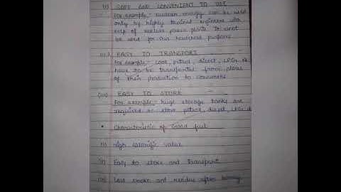 Handwritten notes of class 10  - Physics Sources of Energy