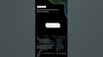 Smooth Animated Checkbox in 1 Minute! ✅✨ (CSS + JavaScript UI) #shorts #webdesign #jsanimation #js