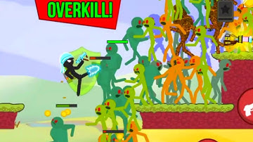 600 Zombie Chapter 3 Fields level 91 Stickman Zombie Shooter android gameplay