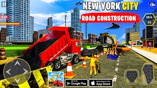 New York City Road Construction Game | Road Builder Construction Simulator 2022 | Dahar Tech screenshot 1