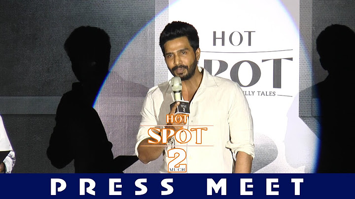 Actor Vishnu Vishal Speech @ HOTSPOT 2 MUCH Press Meet and Launch Event | SangamamTV