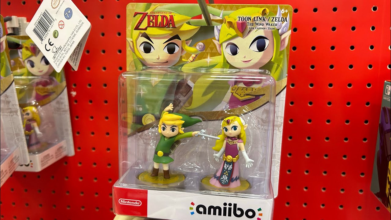 Amiibo Toon Link e Zelda The Wind Waker - Game Games - Loja de Games Online