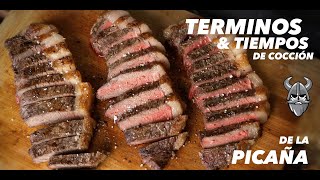 TÉRMINOS & TIEMPOS DE COCCIÓN de la carne | TERMINO PERFECTO de la  PICAÑA | MACHO CARNÍVORO