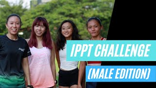 Female Distance Athletes take on the Male IPPT!