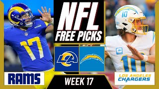 RAMS vs CHARGERS NFL Picks and Predictions (Week 17) | NFL Free Picks Today