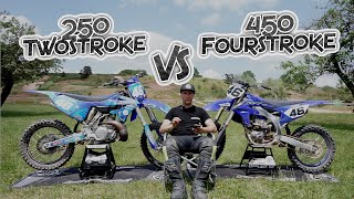 Yamaha YZ 250 2022 VS Yamaha YZ 450 F 2023 Challenge