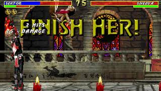 Mortal Kombat 3 - Ultimate Difficulty, Me Failing As Sektor