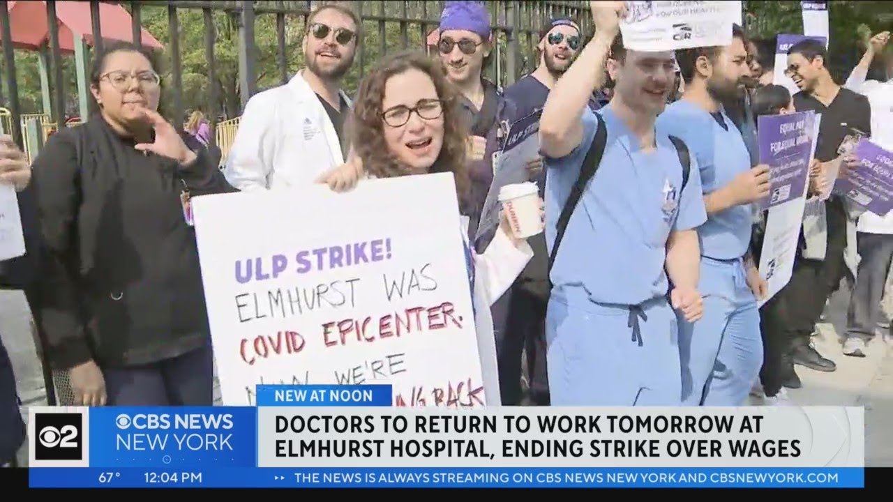 Elmhurst Hospital doctors reach deal to end strike YouTube