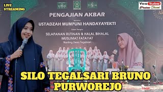 Pengajian Akbar bersama Ustadzah Mumpuni H di Silo Tegalsari Bruno urworejo