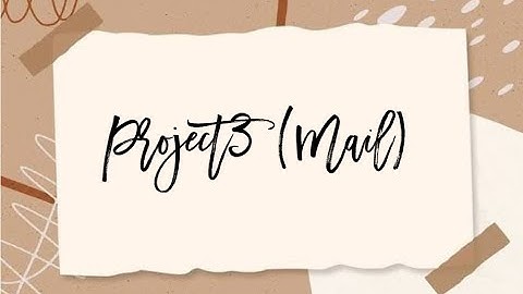 Project 3(Mail) cs50 Web Programming with Python and Javascript.