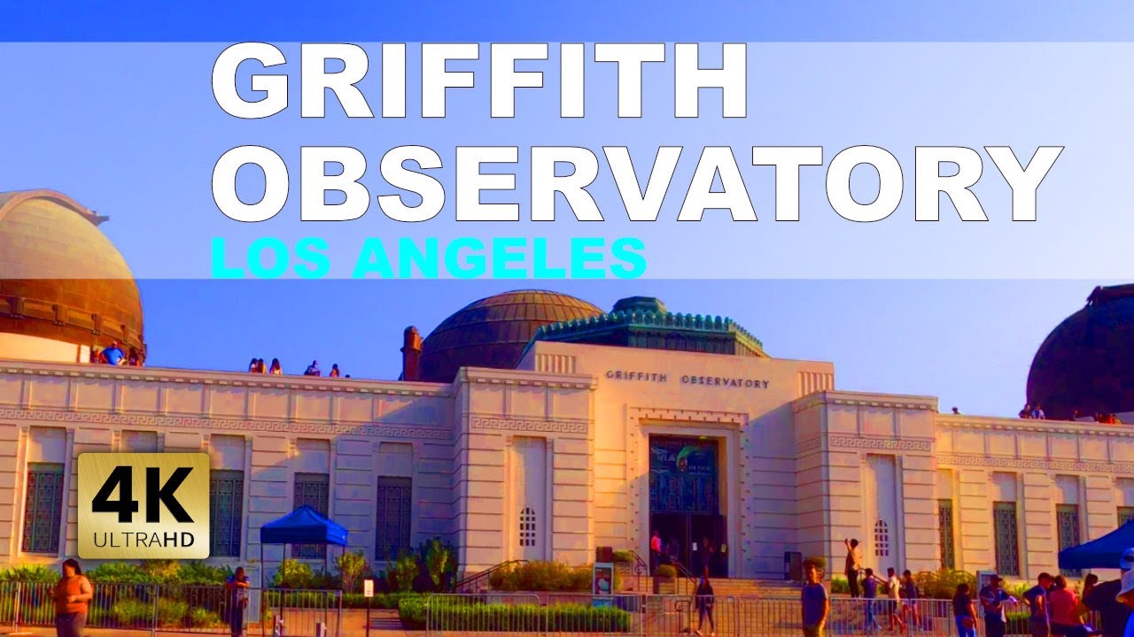 Greek Theatre to Griffith Observatory Walking Tour | Ambient Sound | Los Angeles, California [4K]