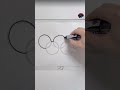 Comment dessiner les anneaux olympiques d'un seul trait ✍️