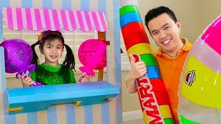 Jannie Pretend Play as Candy Maker at Candy Toy Store - Lollipop Play Doh Squishy Toys screenshot 4