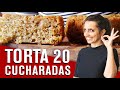 TORTA DE MANZANA 20 CUCHARADAS 🍎- Torta húmeda y fácil