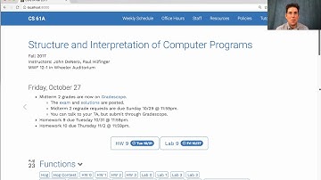 61A Fall 2017 Lecture 26 Video 1