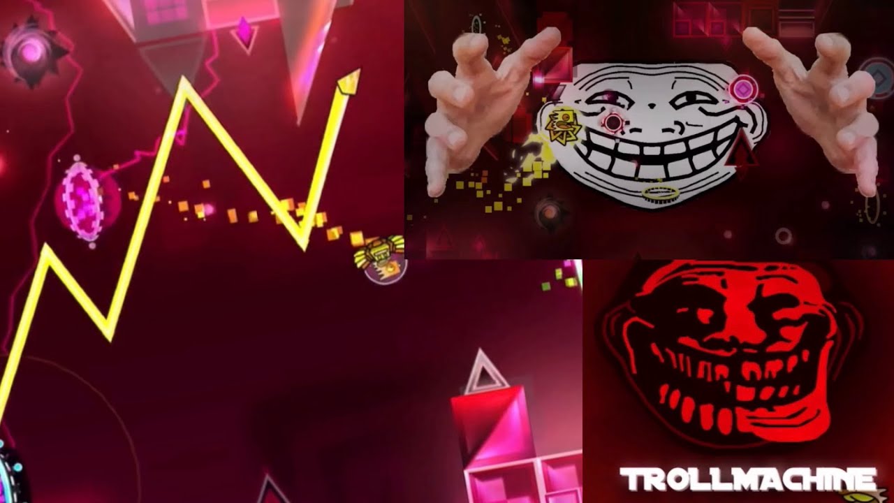 [NEW HARDEST] TROLLMACHINE 100% // LEGENDARY TROLL DEMONE - YouTube