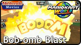 Mario Kart World - Bob-omb Blast (3 Players, Mario vs Yoshi vs Toad)