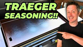 How to START and SEASON a New TRAEGER Irontop Griddle!!