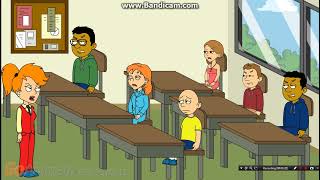 Caillou Gets Grounded For Pooping In The Classroom