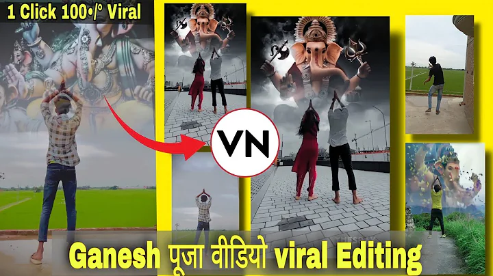 How to change the sky of the video || Ganesh Chaturthi VN Video Editing || Come on look, Bappa Mo...