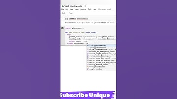 Track country code of phone numbers in python #coding #trending #viral #python #subscribe #like 💫