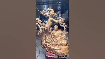 Điêu Khắc Gỗ Nghệ Thuật | PHẬT THÍCH CA | #woodcarving, #craftsculpture