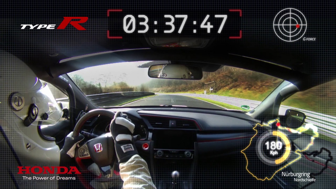 Honda Type R -  Nürburgring Hot Lap