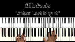 Video thumbnail of "Silk Sonic "After Last Night" Piano Tutorial"