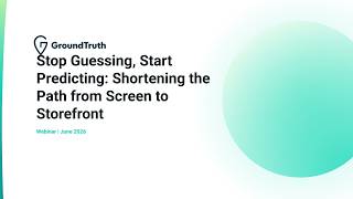 Stop Guessing, Start Predicting: Shortening the Path from Screen to Storefront