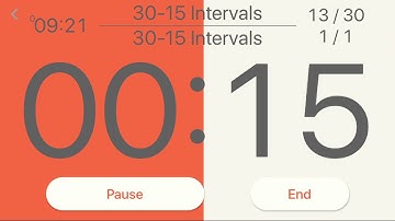 30 x (30 seconds - 15 seconds) intervals by Interval Timer: Custom Workout app