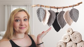 VYRÁBAM SVOJ PRVÝ MACRAME ✨