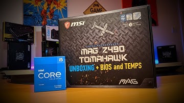 I5 11600K + MAG Z490 Tomahawk - Unboxing + Bios Features