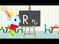 Les lettres de l&#39;alphabet - Apprendre à écrire le R avec Pinpin et Lili