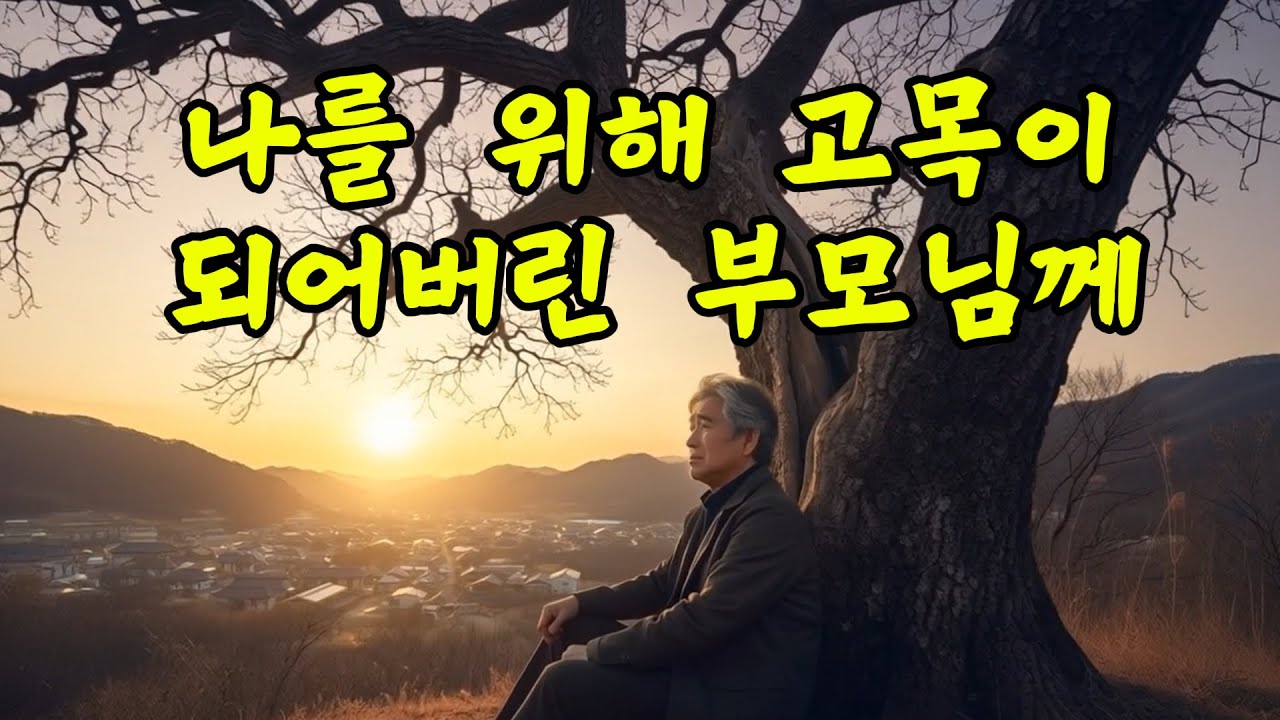 산허리의 고목아 - 어머니를 닮은 나무 한 그루