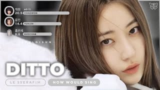 [How Would] LE SSERAFIM sing 'Ditto' by NewJeans⎟seulgisun