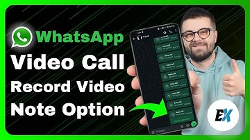 How to Remove WhatsApp Video Call Record Video Note - Remove Record Video Note from Video Calls