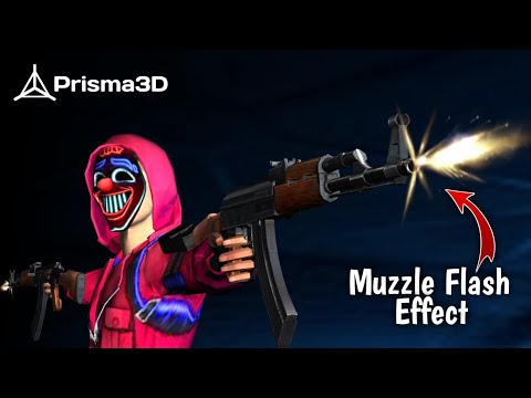 Prisma3D VFX - Muzzle Flash Effect Tutorial