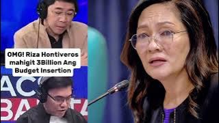 RISA HONTIVEROS MAHIGIT 3 BILYON ANG BUDGET INSERTIONS