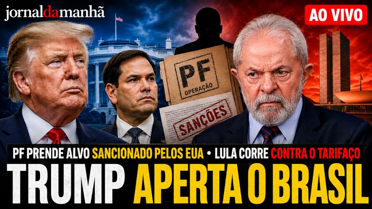 🔴 AO VIVO | PF PRENDE SANCIONADO PELOS EUA E TRUMP APERTA O BRASIL - SEM FILTRO | 03/07/26
