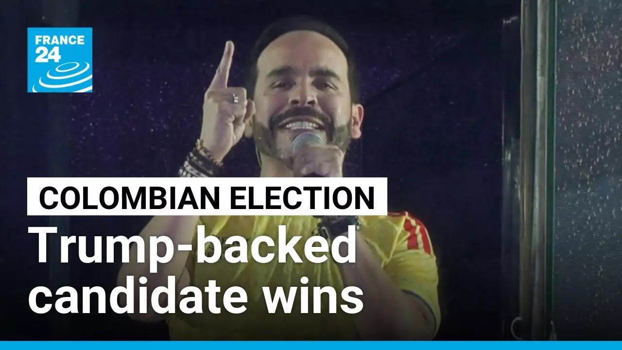 Trump-backed candidate wins Colombian election • FRANCE 24 English