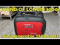 Suara genset loncin LC 3000i genset portable mini silent 2500 watt generator set