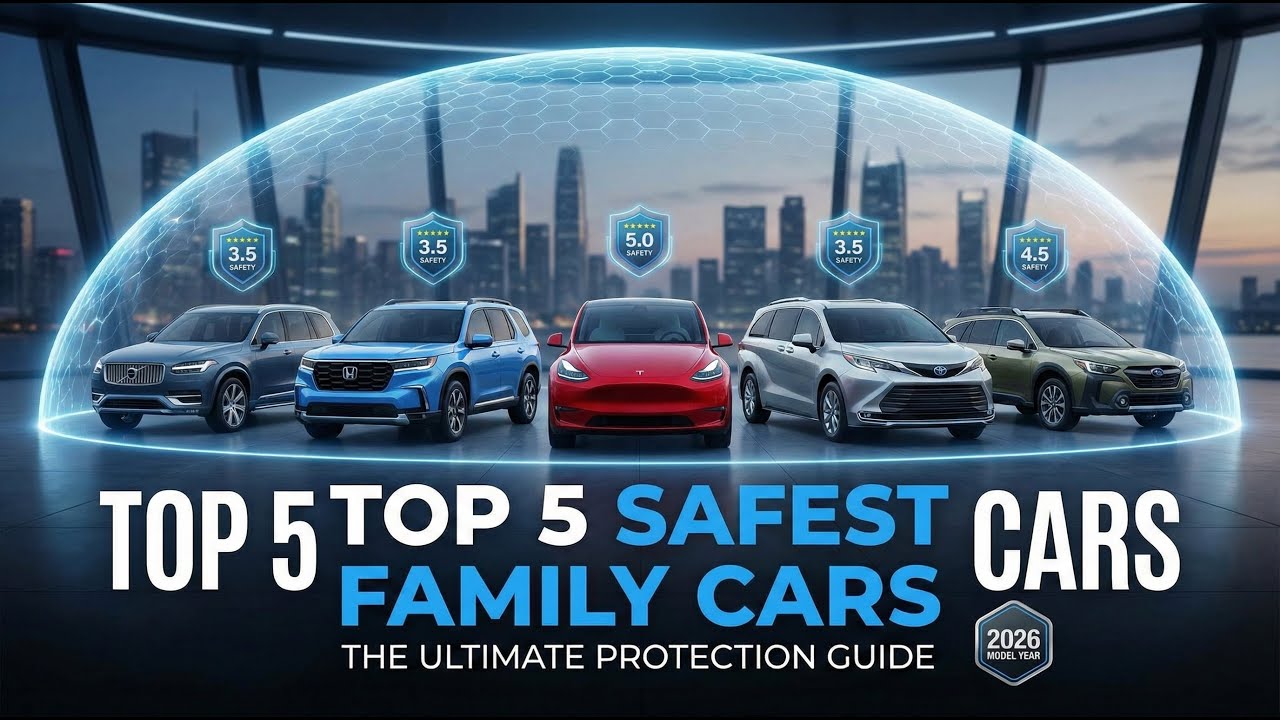 Top 5 Safest Family Cars of 2026: The Ultimate Protection Guide 8K