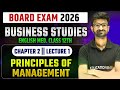Principles of Management Class 12th | Business Studies Class 12th Chapter 2 | English Medium